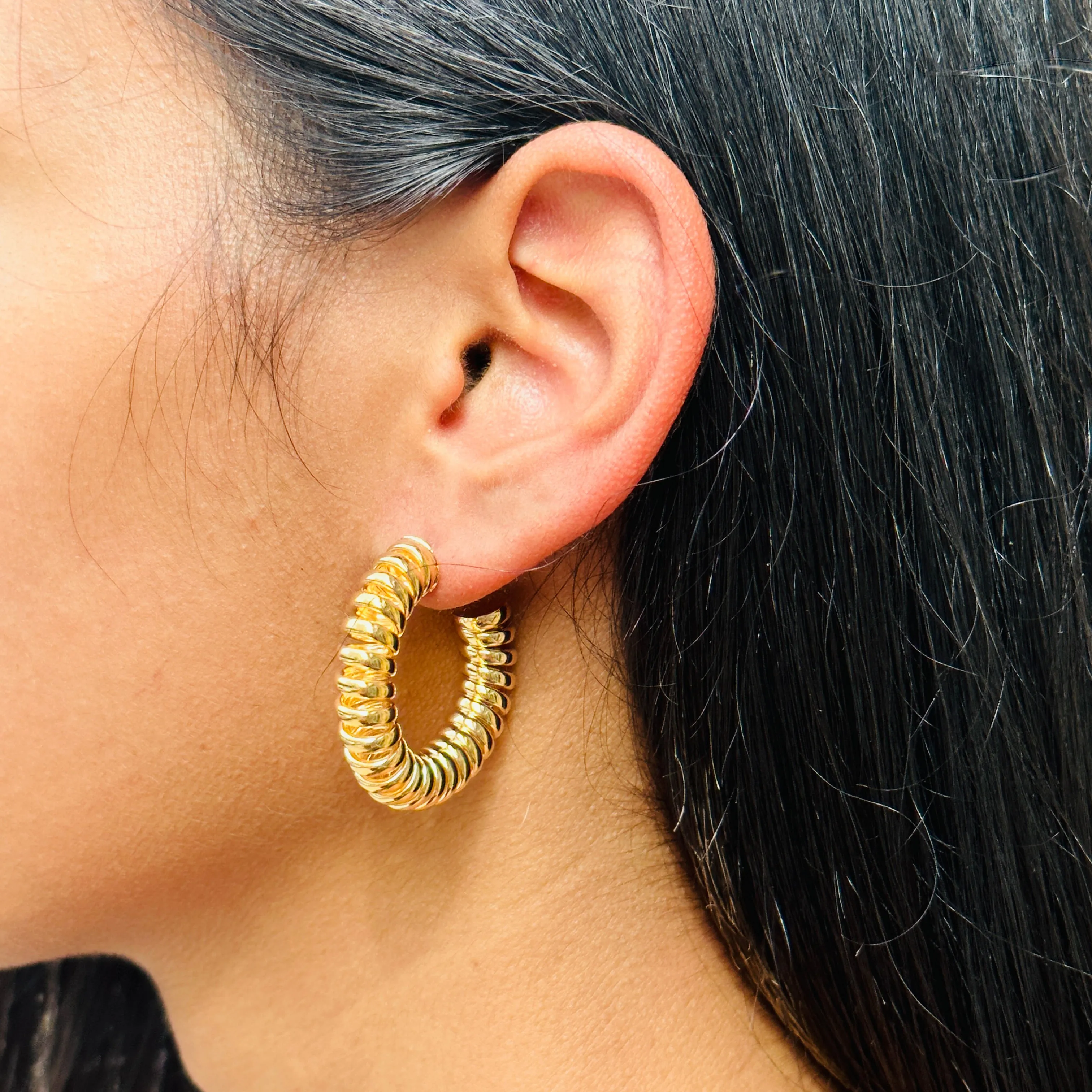 Large Spring Hoops