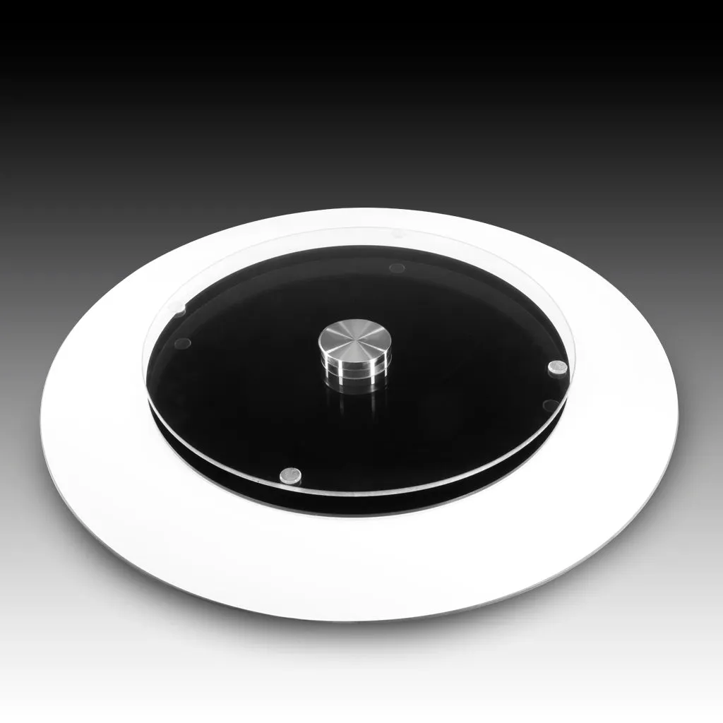 Lava Flow <br>Glass Table Spinner 17.75"