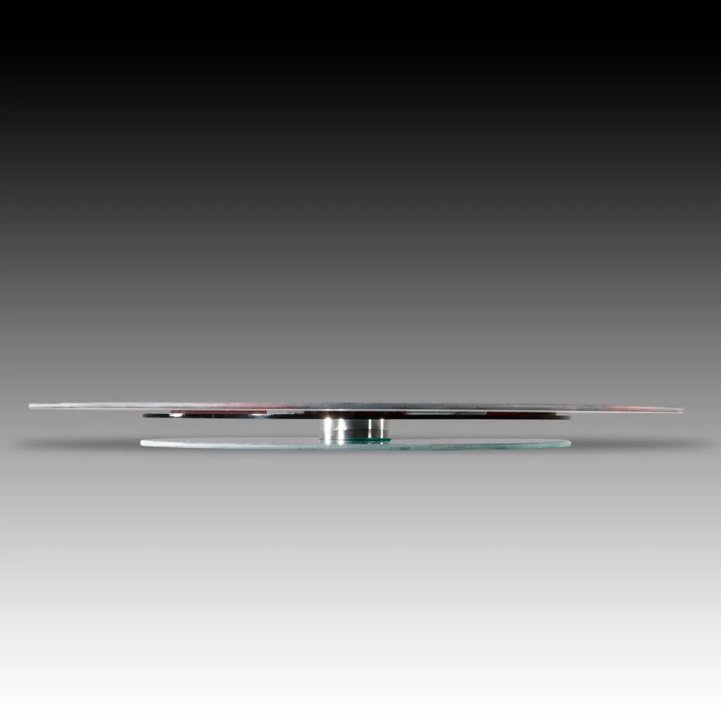 Lava Flow <br>Glass Table Spinner 17.75"