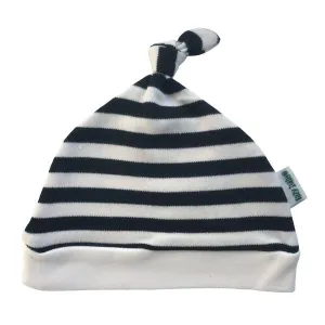Lazy Baby Black & White Striped Hat