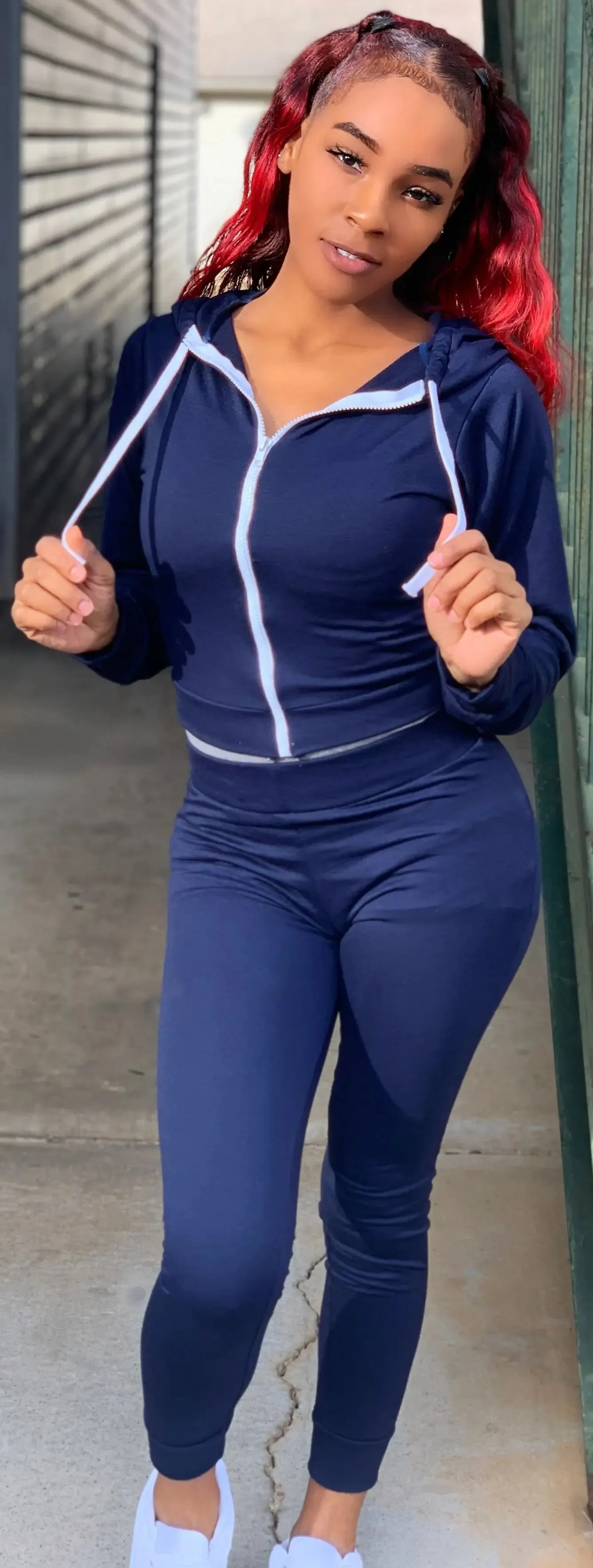Lazy Boo sweats (blue)