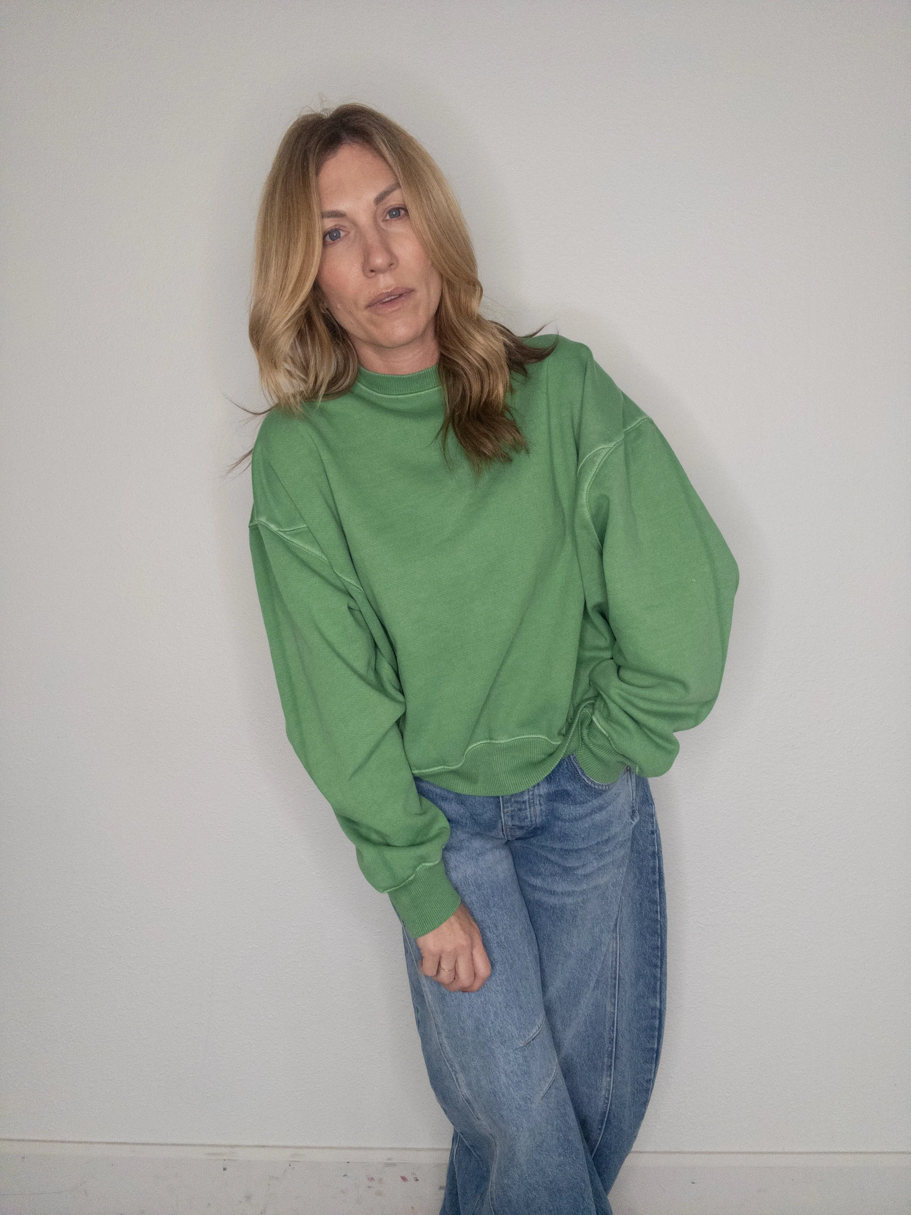Lazy Days Oversized Crew Neck