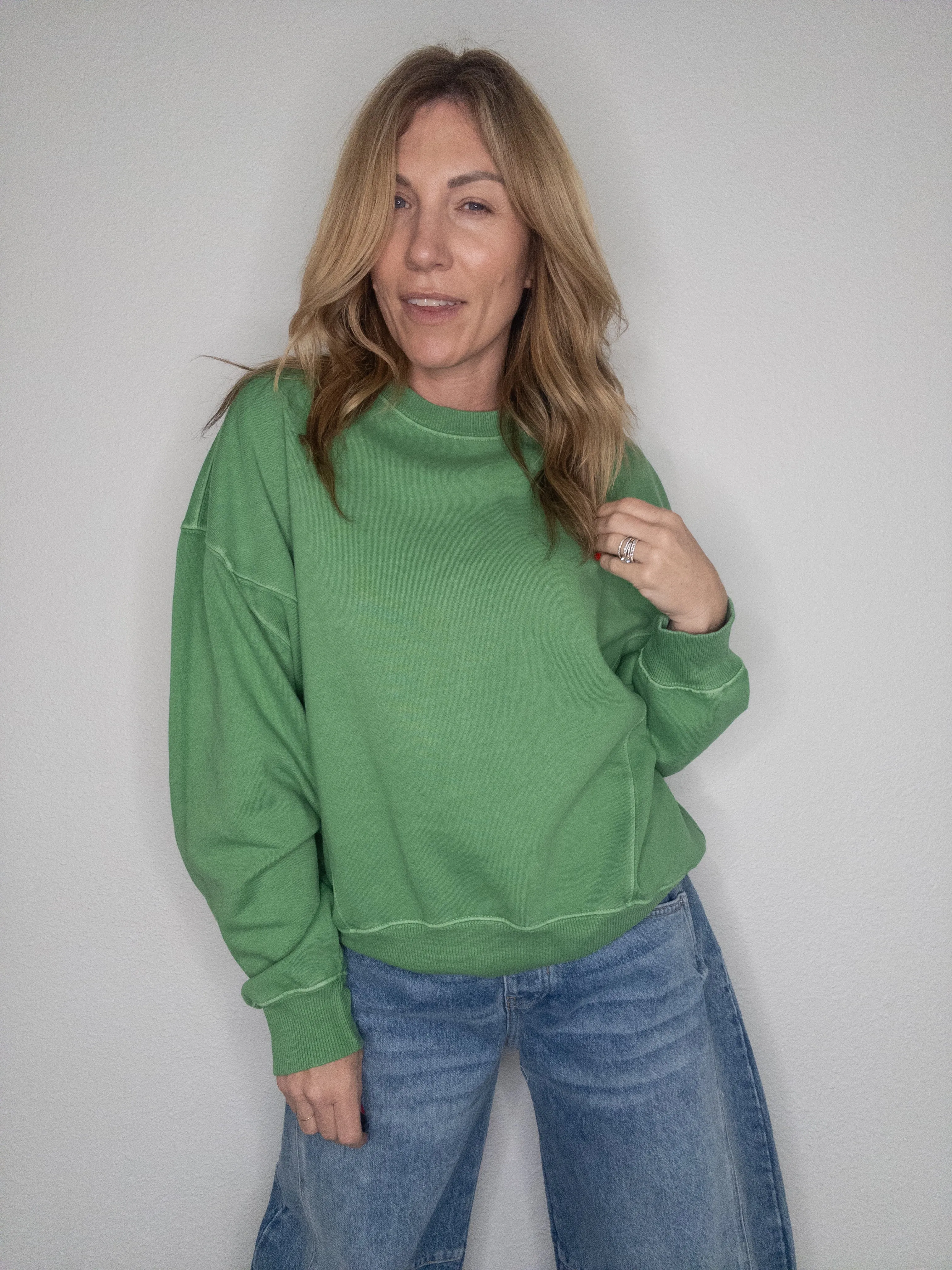 Lazy Days Oversized Crew Neck