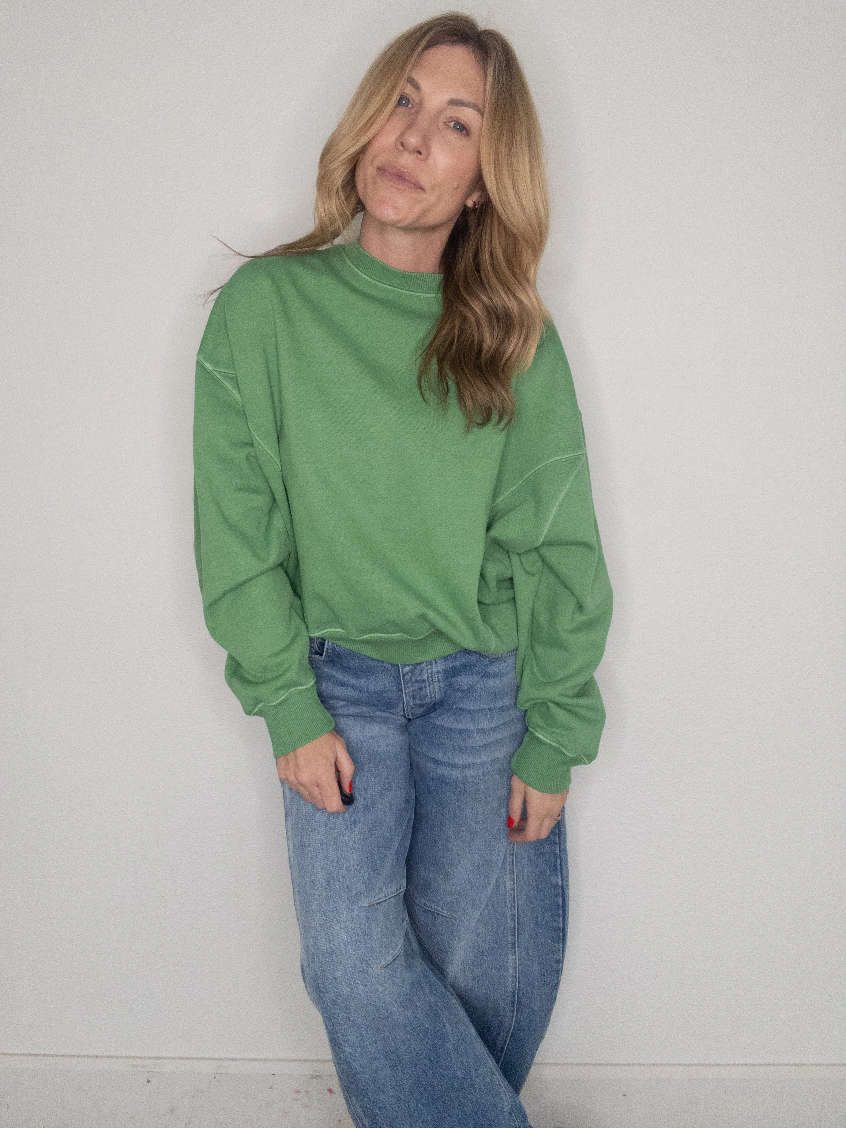 Lazy Days Oversized Crew Neck