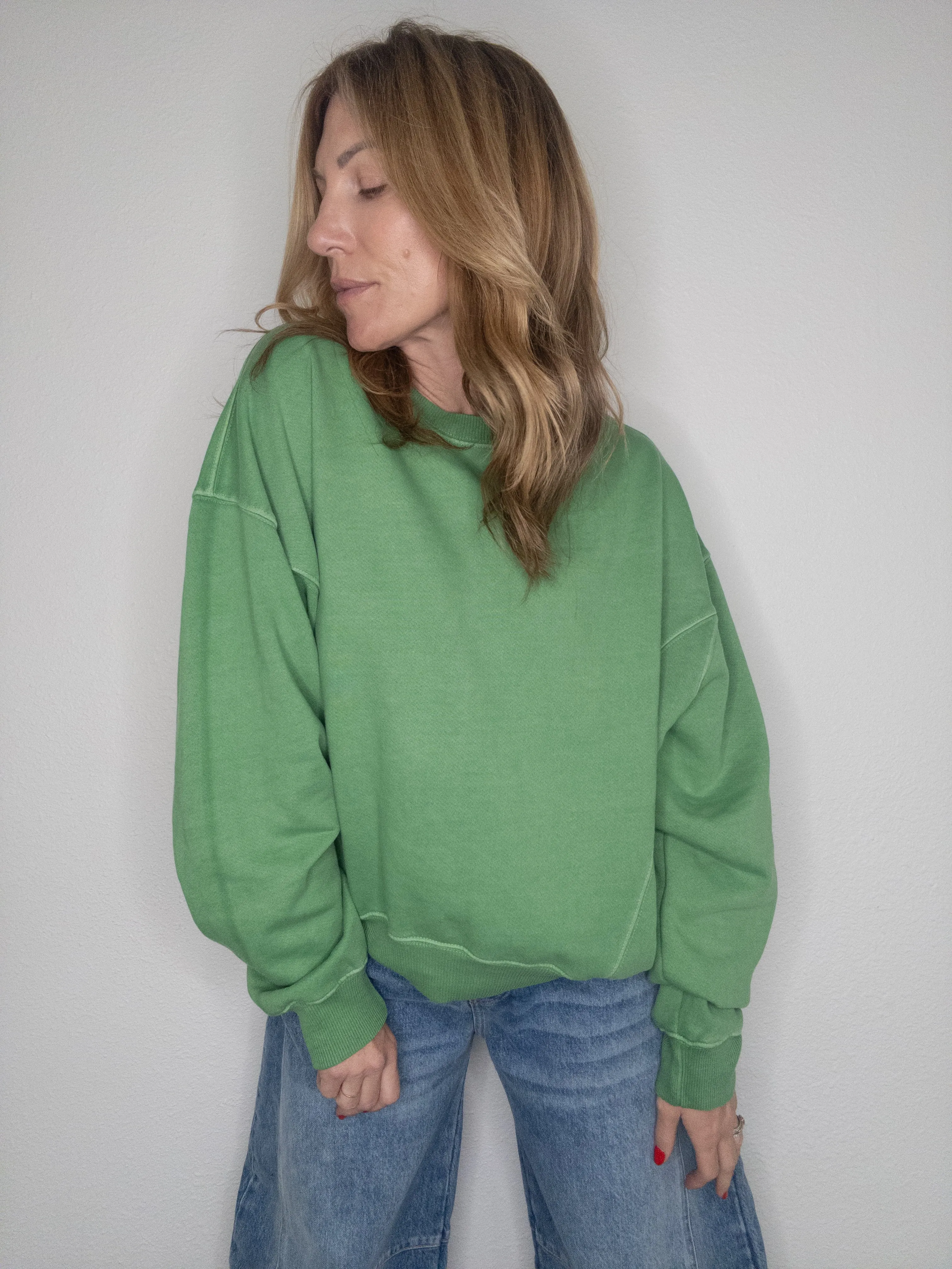 Lazy Days Oversized Crew Neck