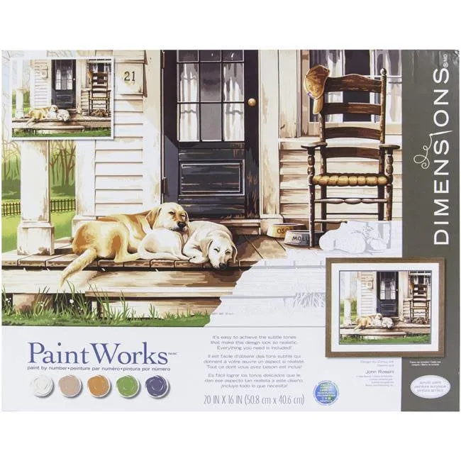 Lazy Dog Day, Paint by Number_73-91742
