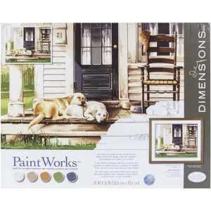 Lazy Dog Day, Paint by Number_73-91742