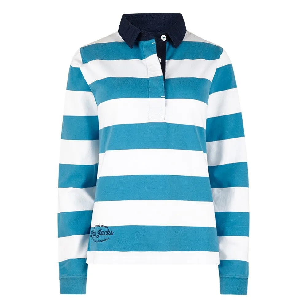 Lazy Jacks Ladies Striped Rugby