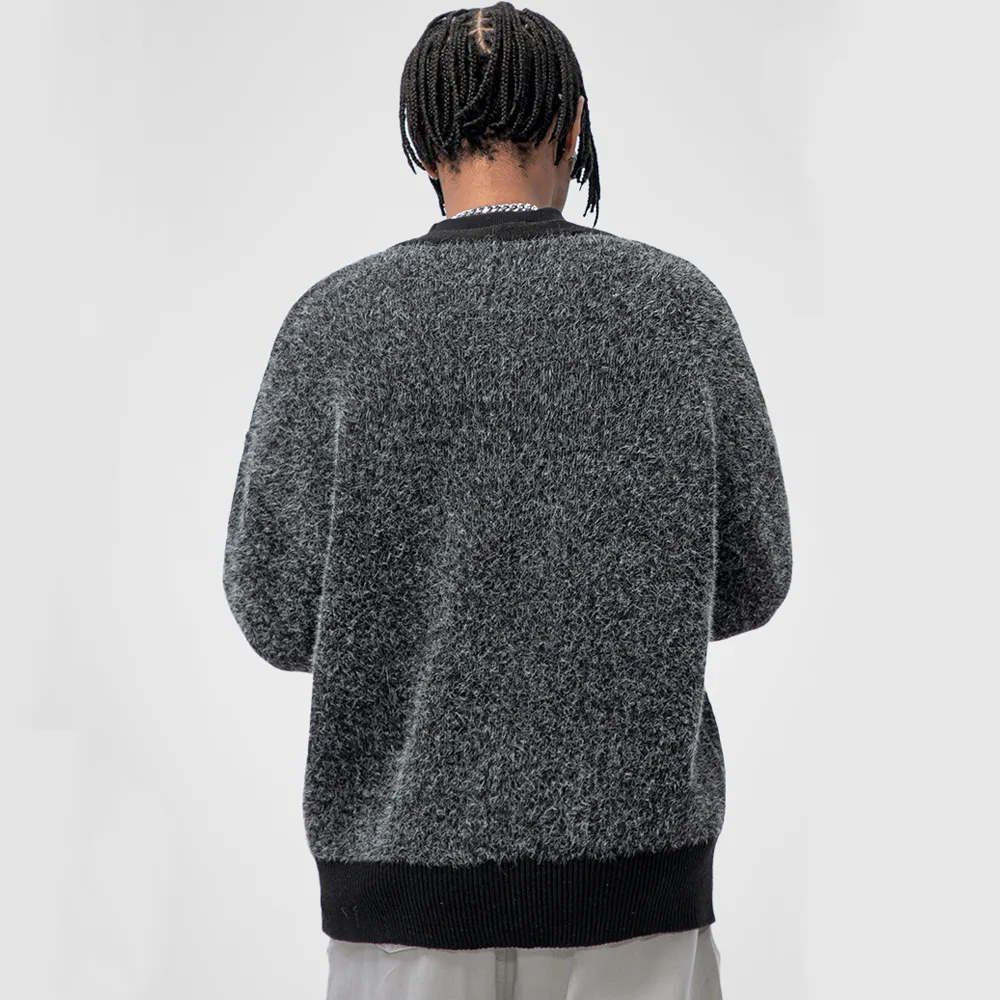 Lazy Letter Knit Cardigan