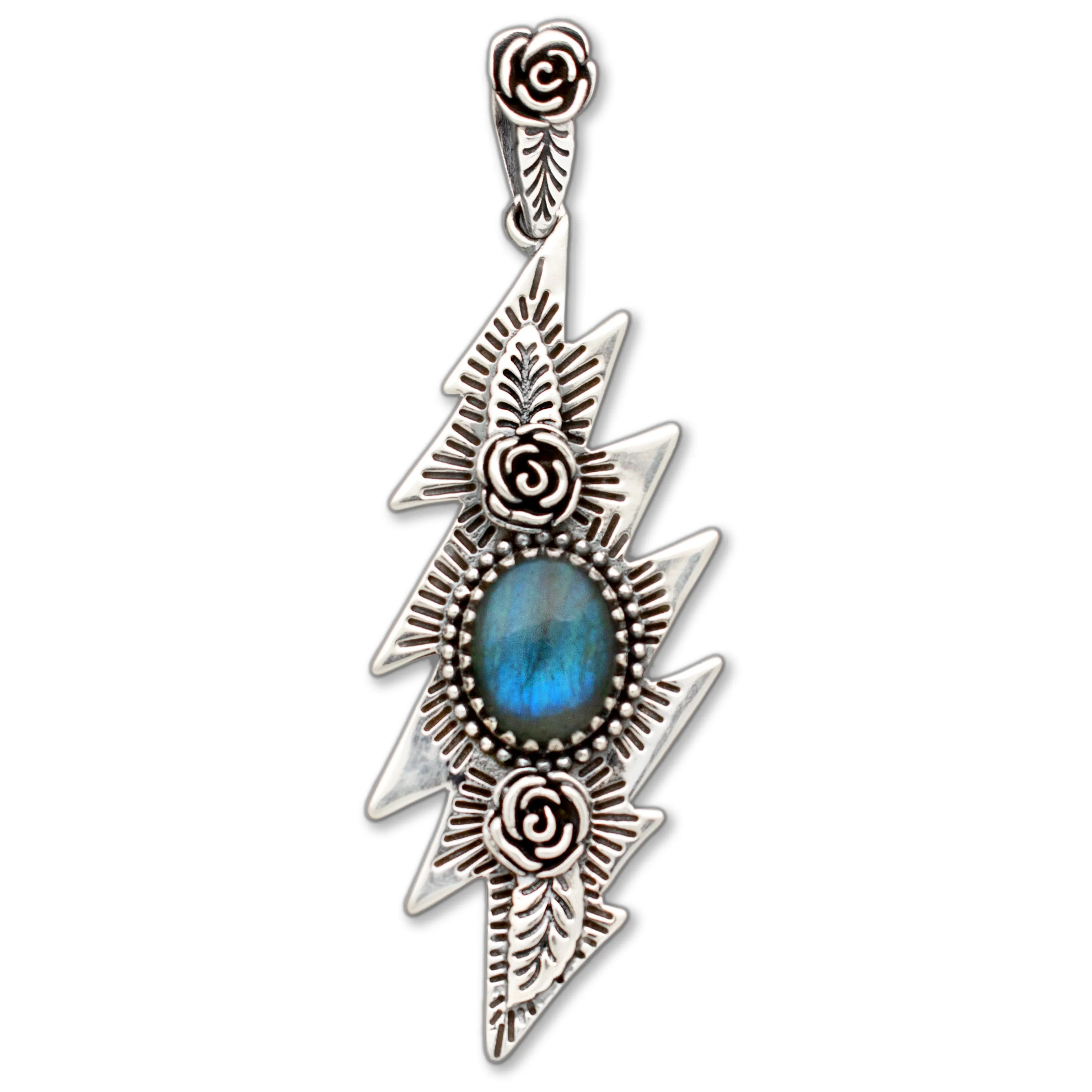 Lazy Lightning Pendant | Labradorite