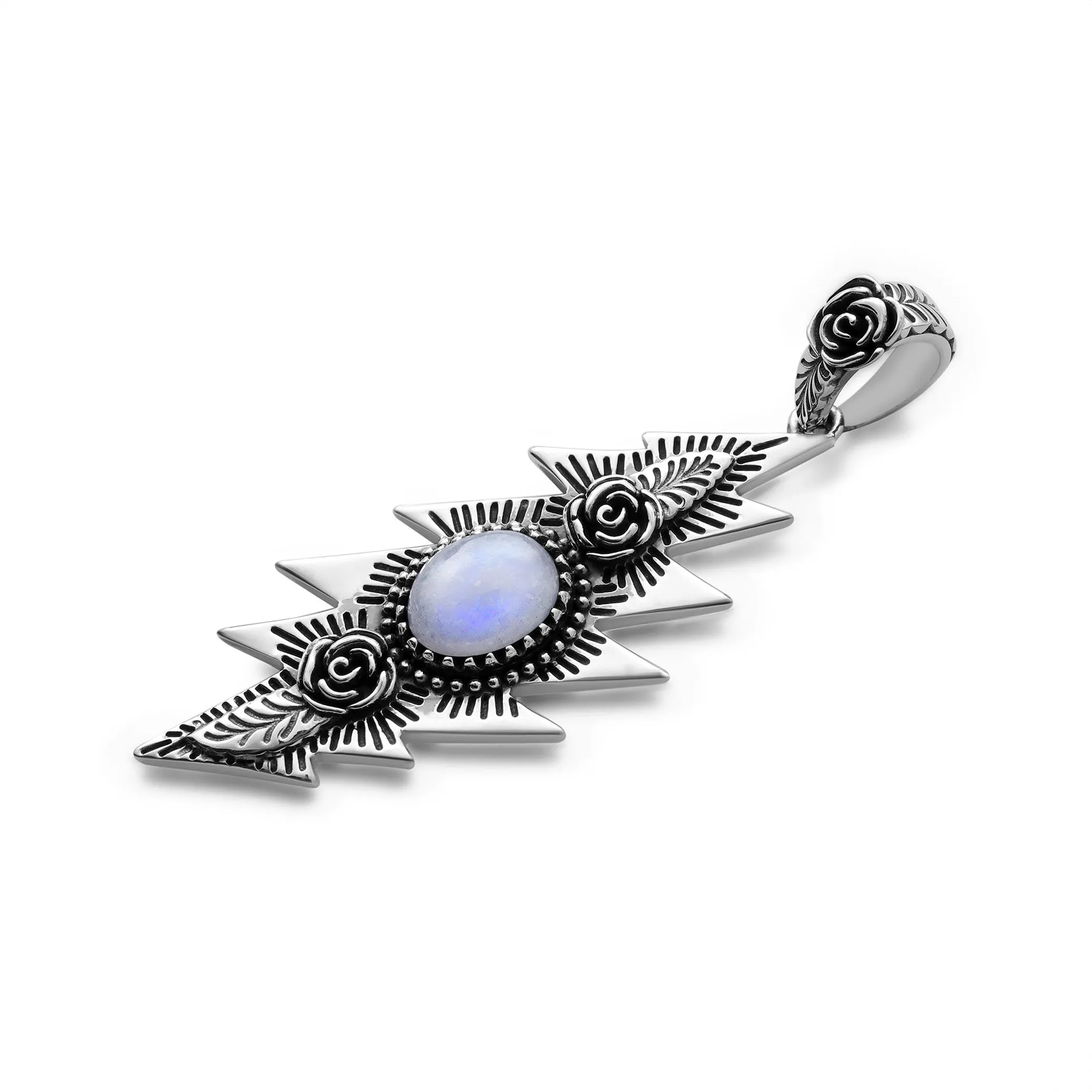 Lazy Lightning Pendant | Moonstone