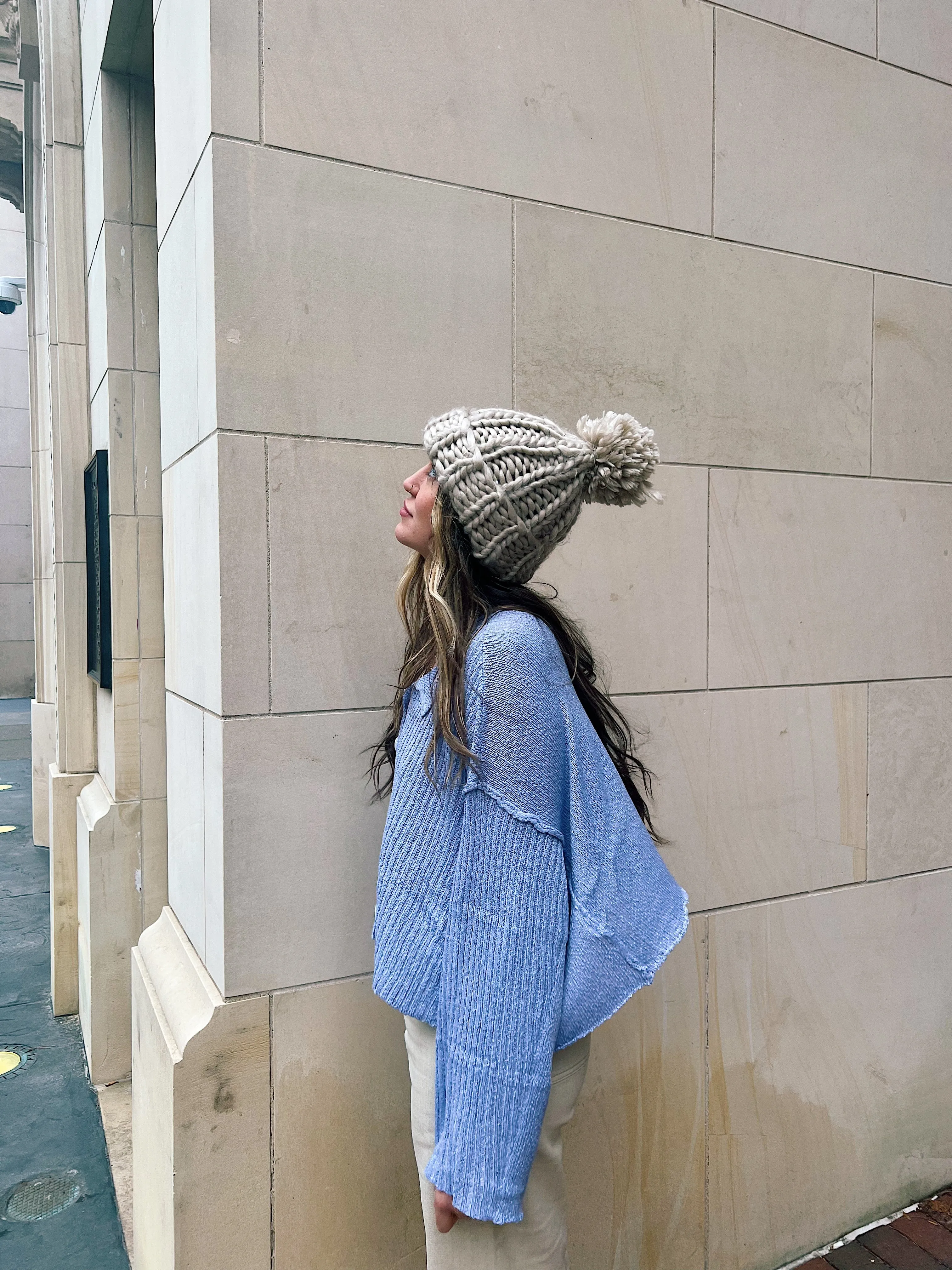 Lazy Love Top// Blue