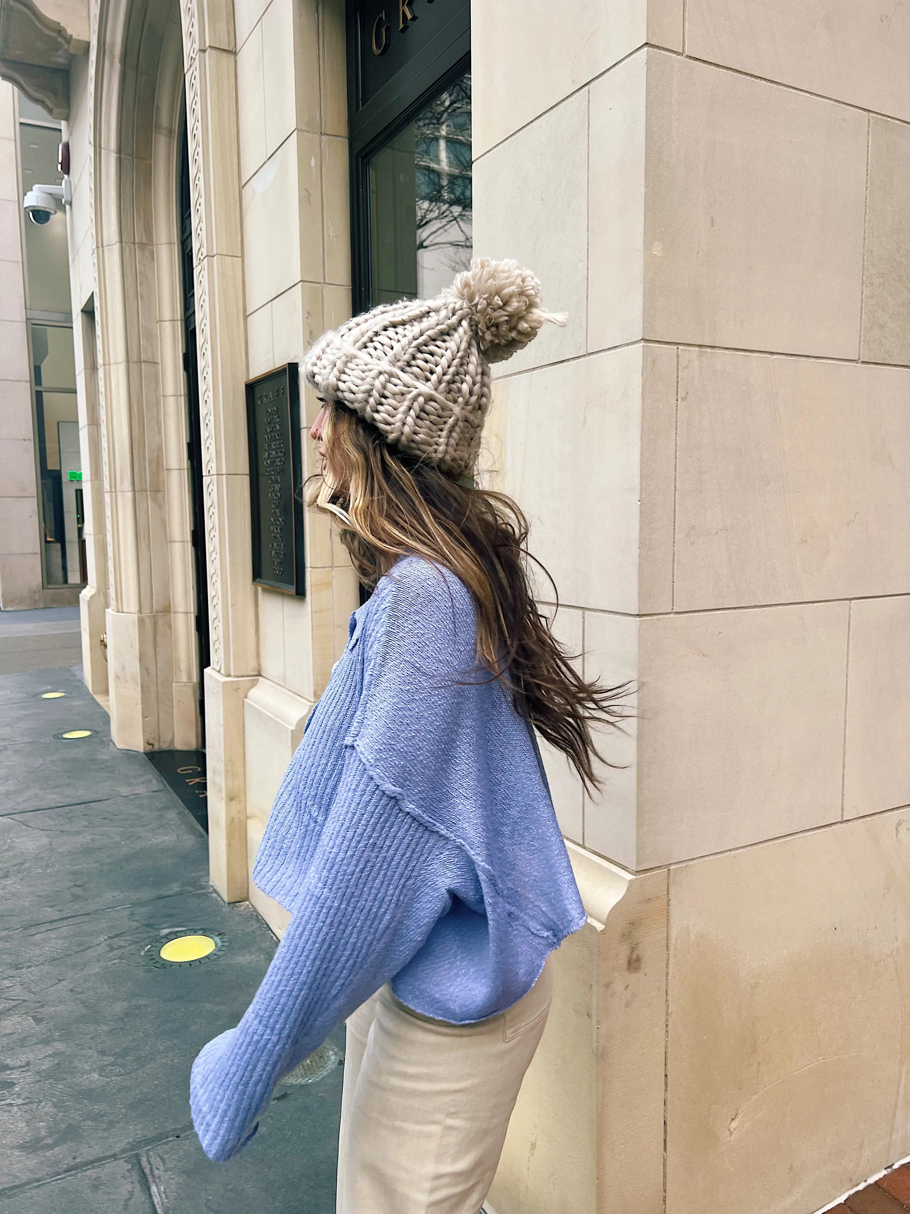 Lazy Love Top// Blue