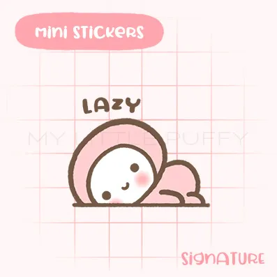 Lazy Planner Sticker