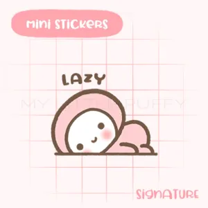 Lazy Planner Sticker