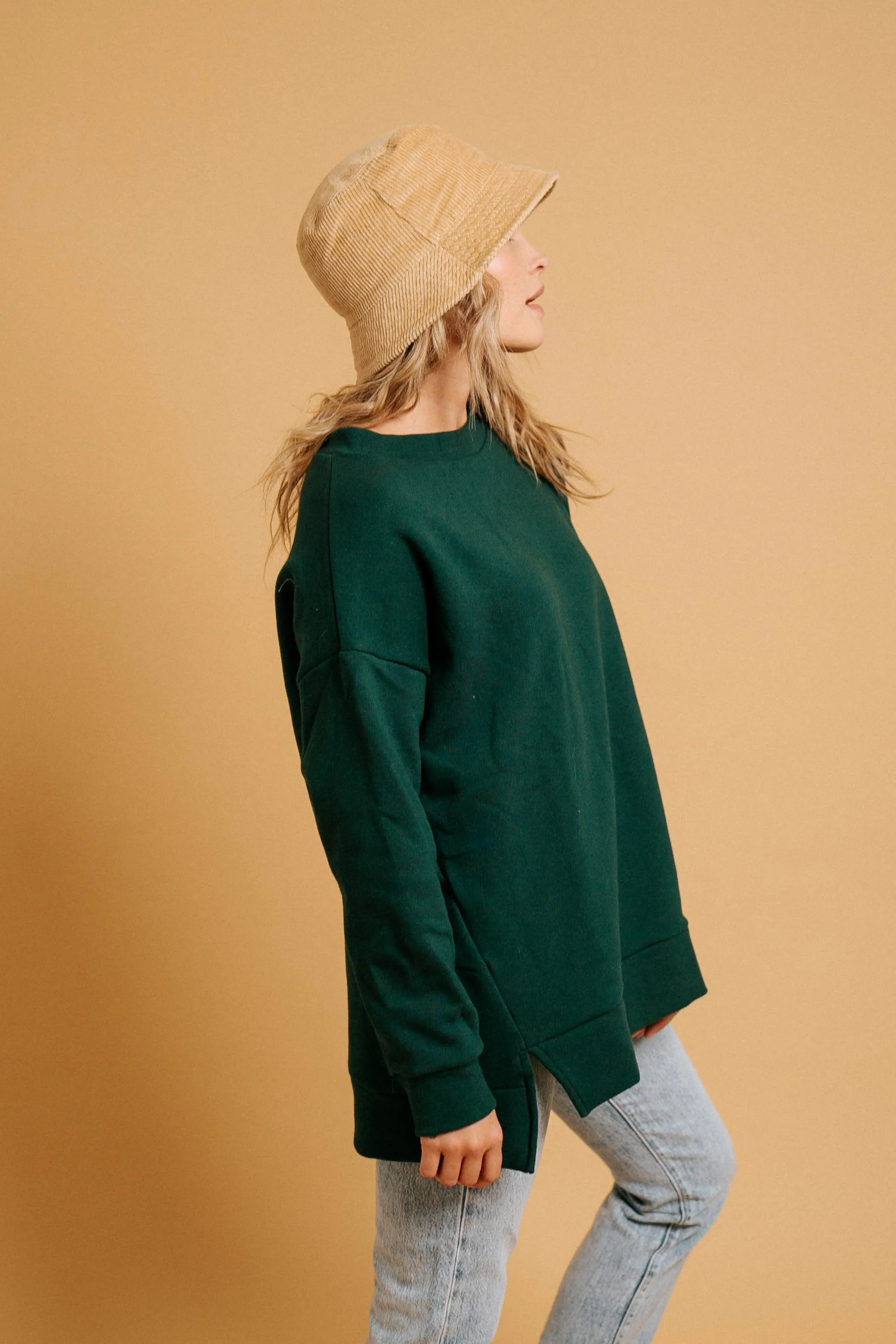 Lazy Sunday Pullover // Green