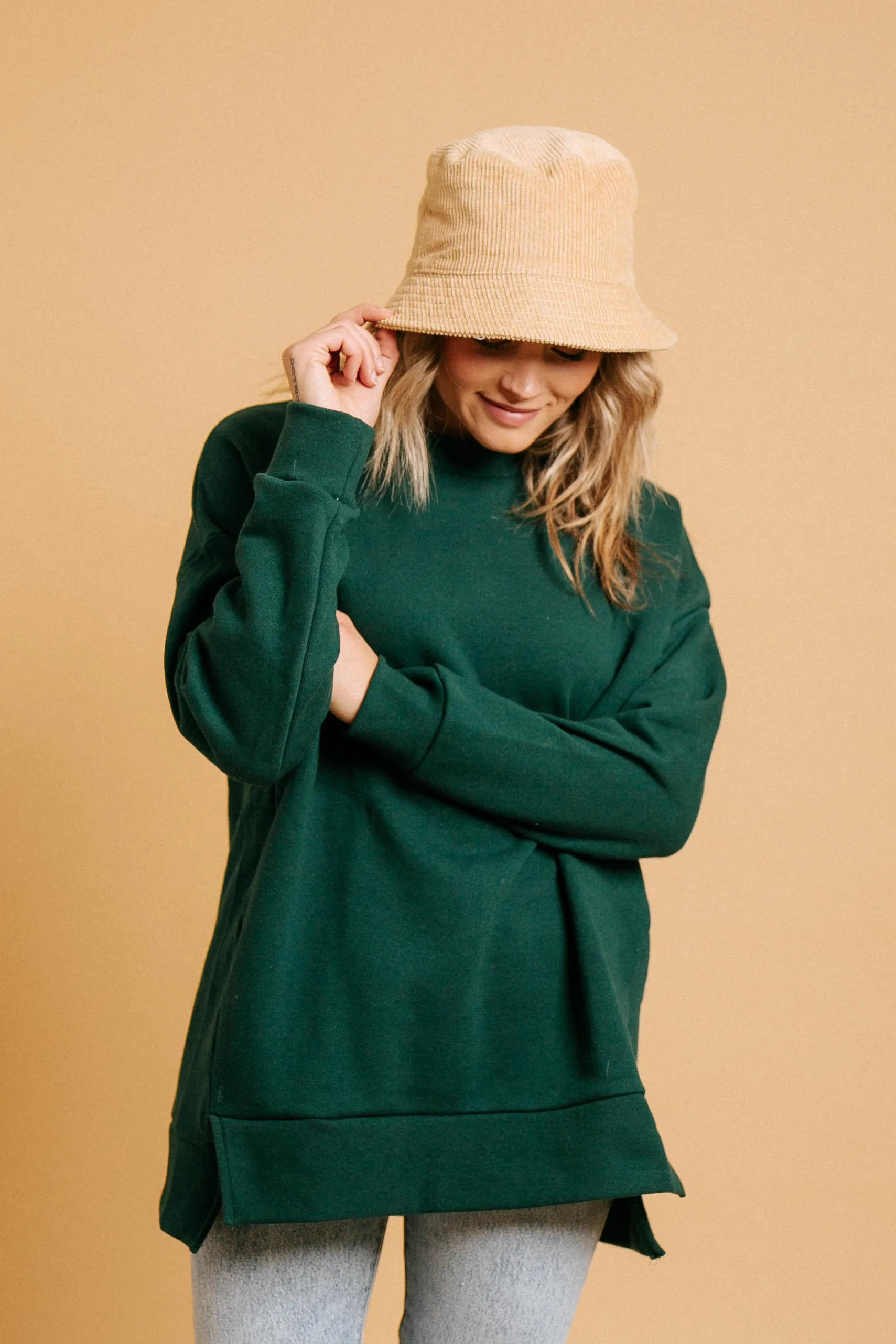 Lazy Sunday Pullover // Green