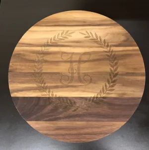 Lazy Susan-16" Walnut -H