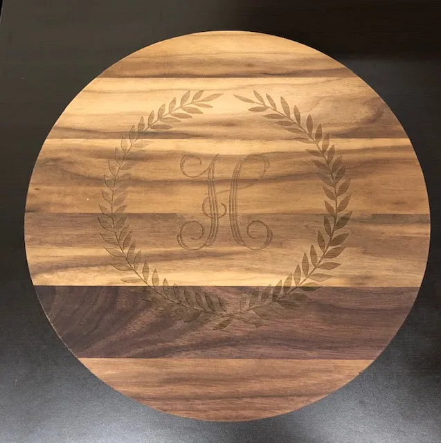Lazy Susan-16" Walnut -H