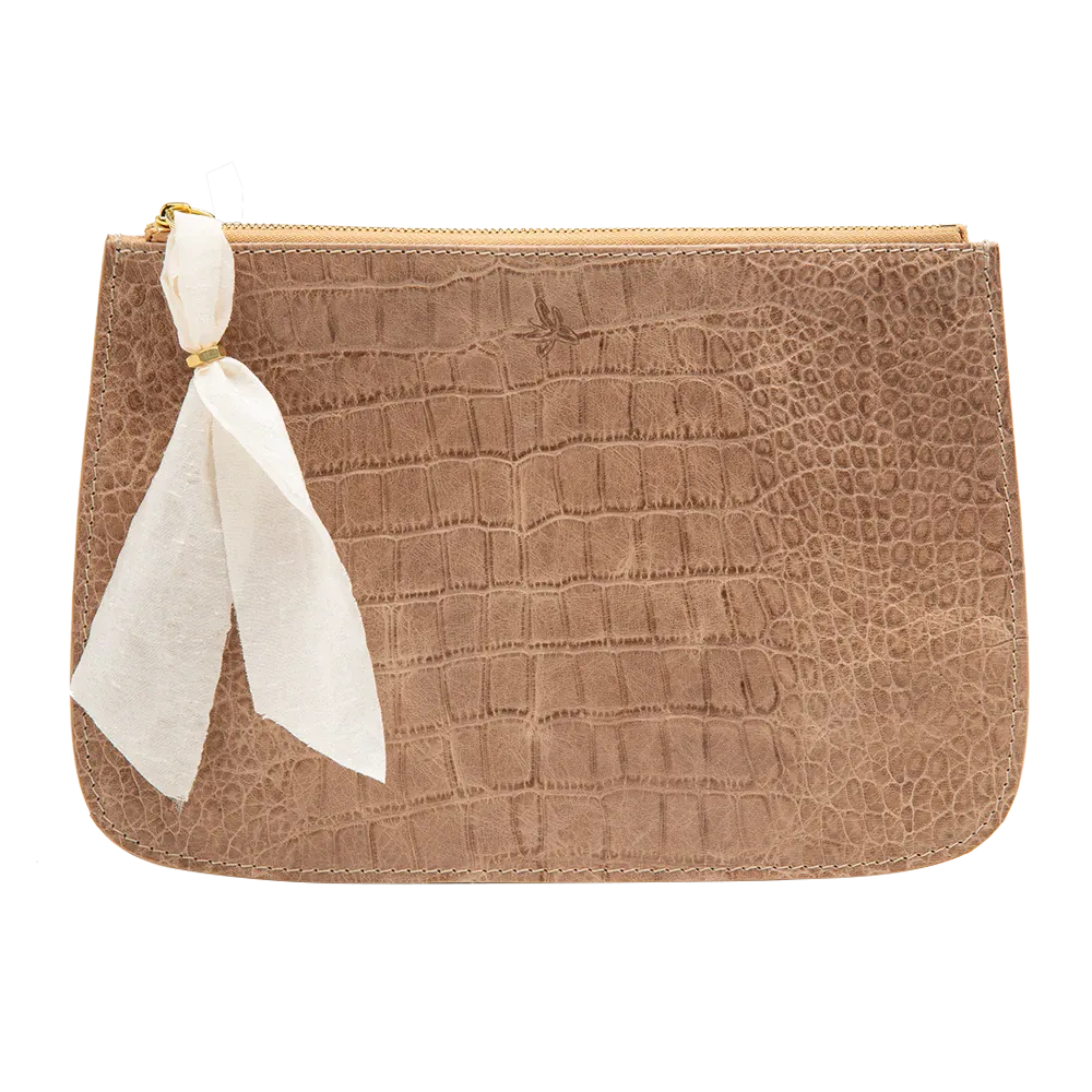 Leather Clutch - Medium