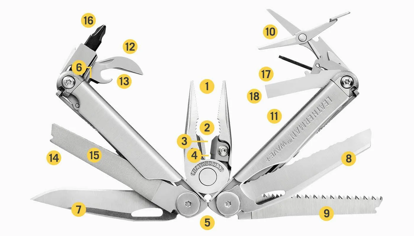 Leatherman multitool WAVE plus - Black