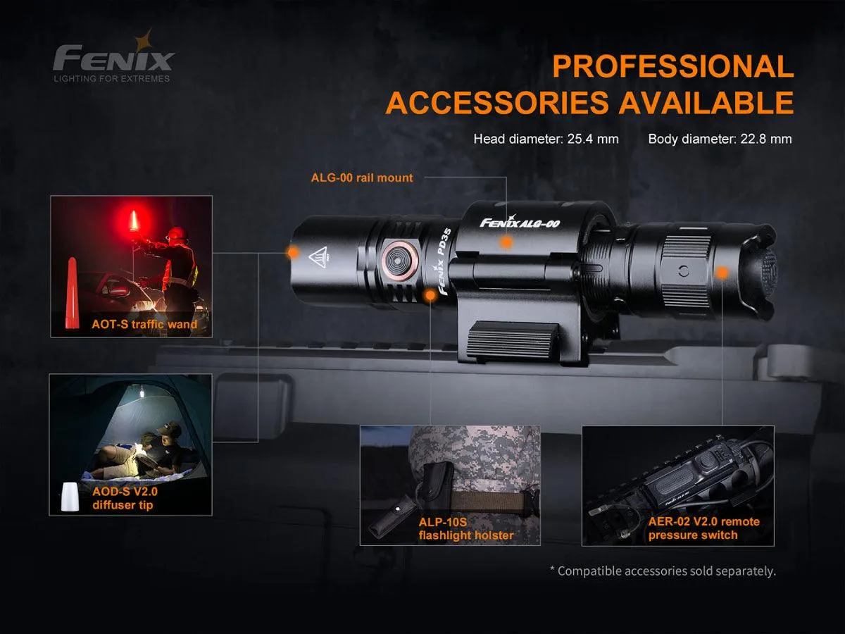 LED Flashlight Fenix PD35 V3.0