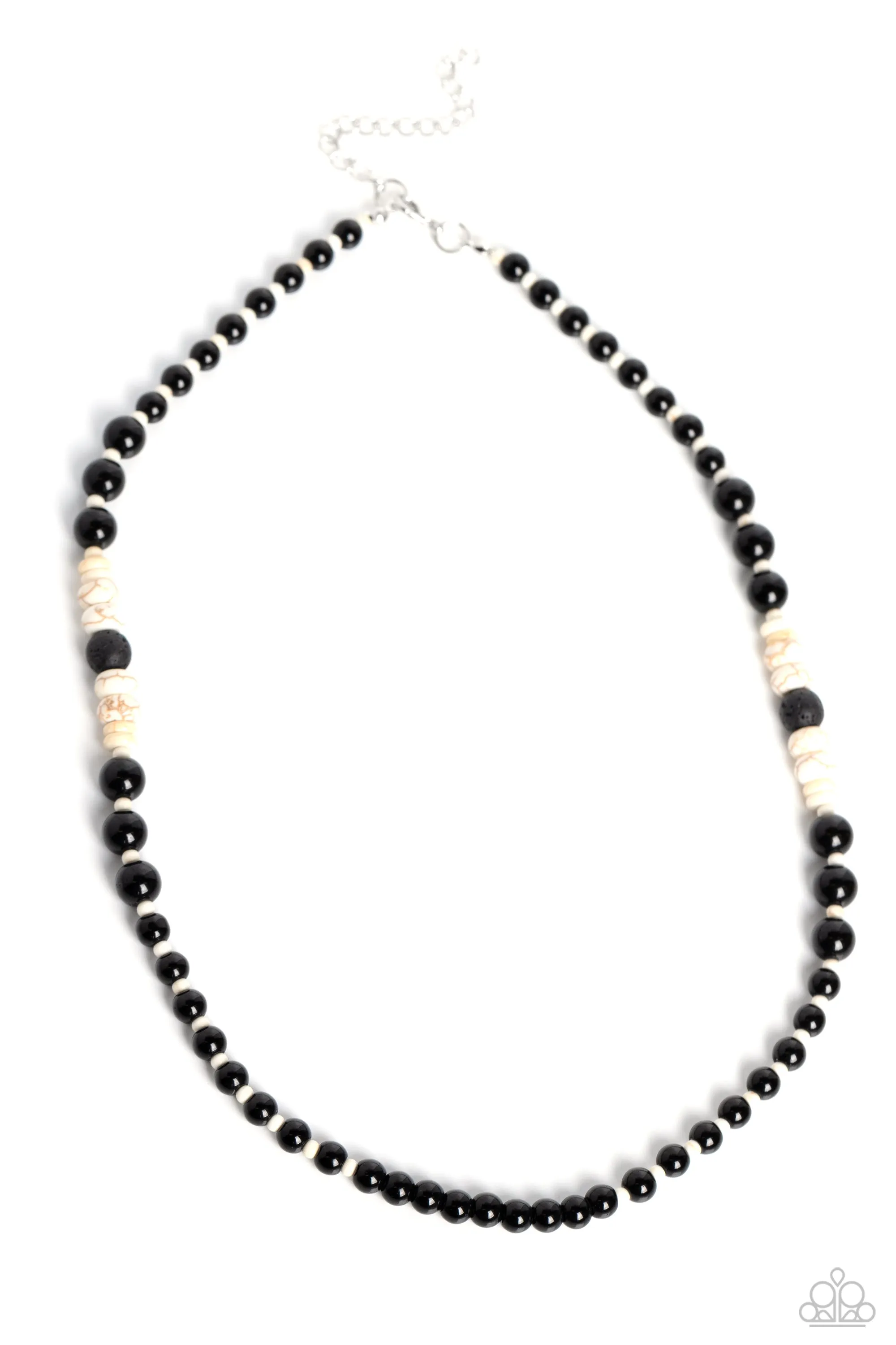 Legendary Lava - White Urban Necklace