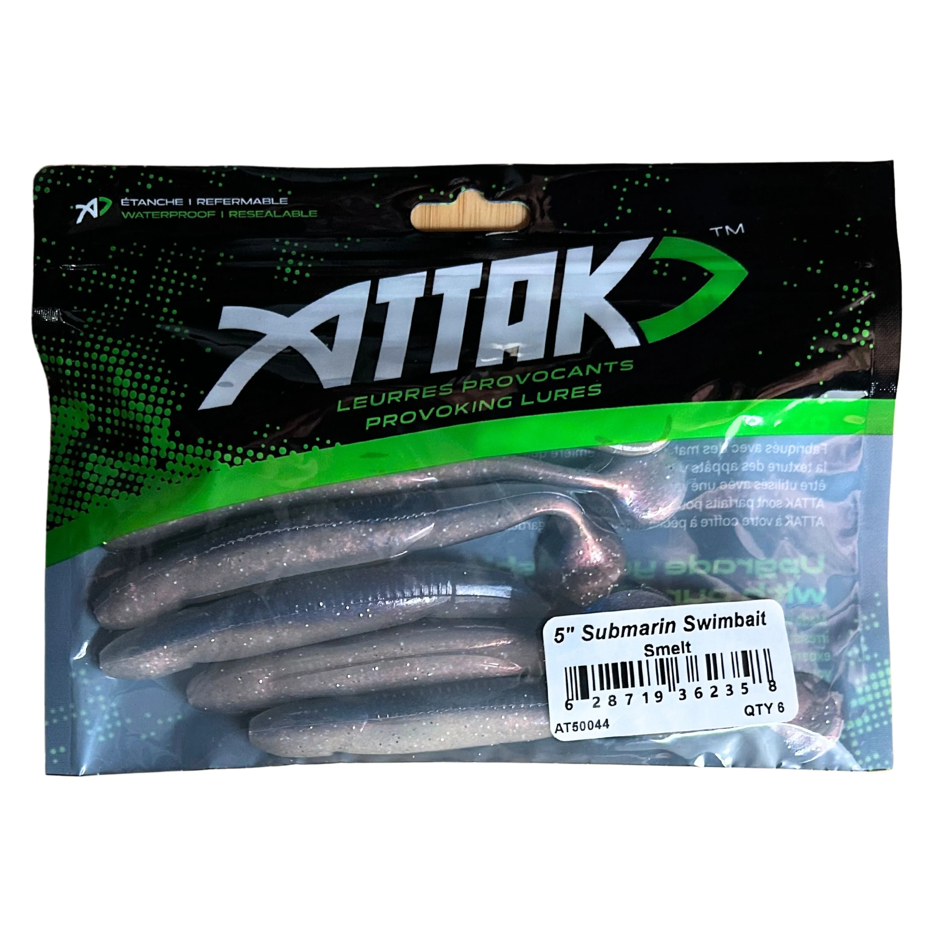 Leurres souples "Submarin Swimbait" - 6-8/pqt