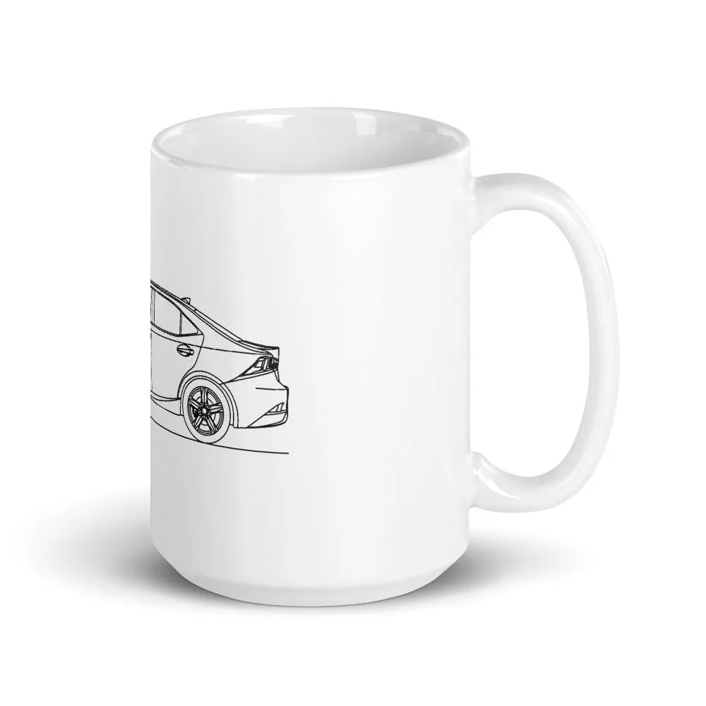 Lexus IS300h XE30 Silhouette Mug