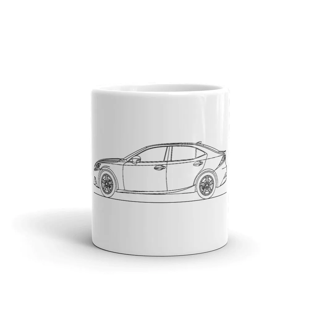 Lexus IS300h XE30 Silhouette Mug