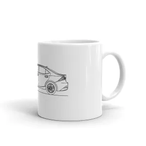 Lexus IS300h XE30 Silhouette Mug