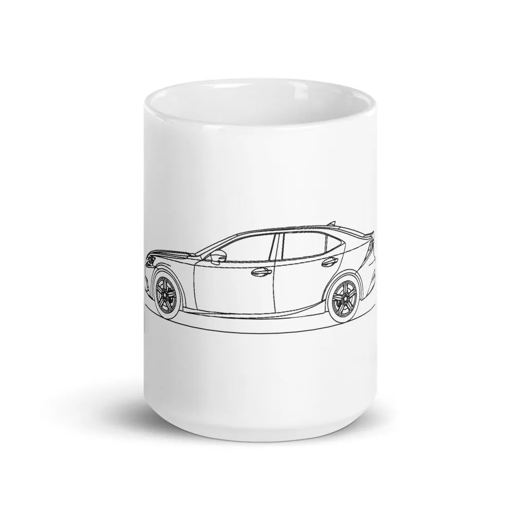 Lexus IS300h XE30 Silhouette Mug