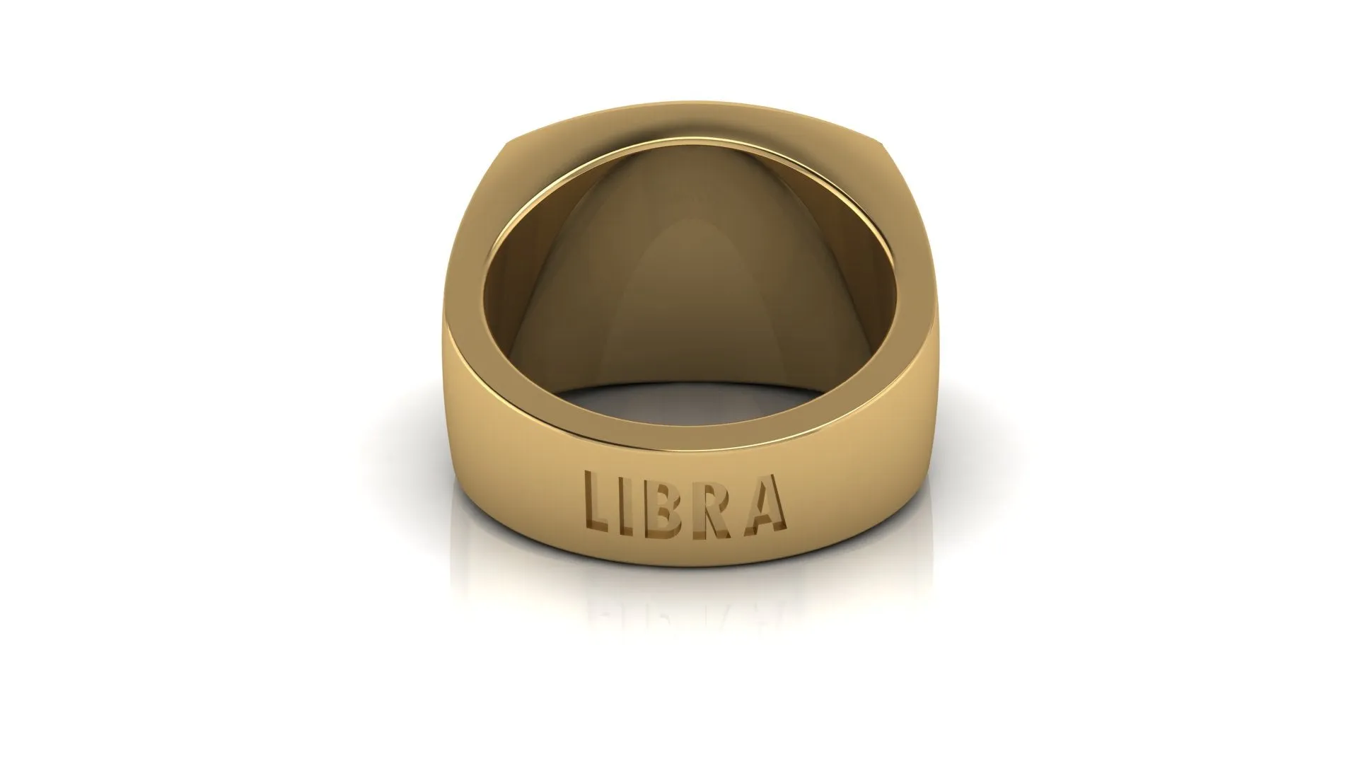 Libra Gold&Bold mens ring