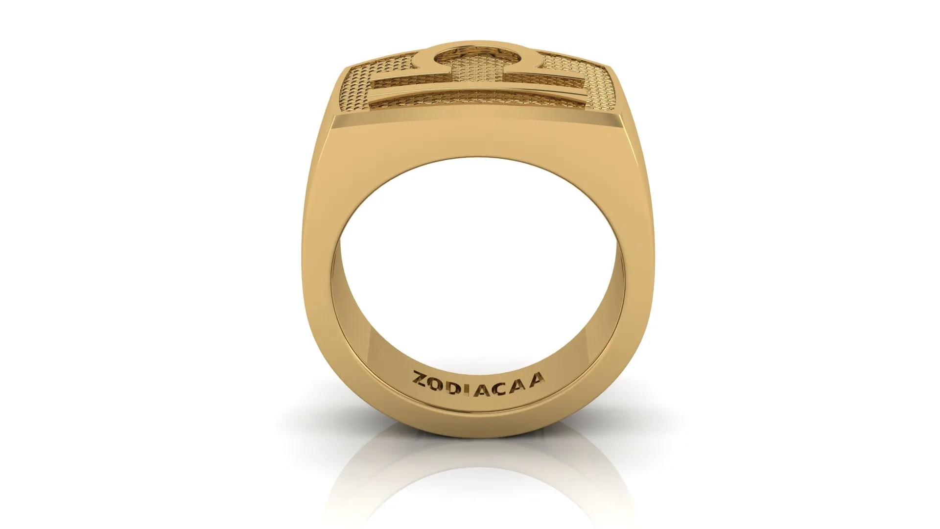 Libra Gold&Bold mens ring