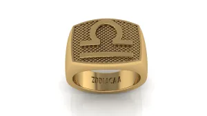 Libra Gold&Bold mens ring