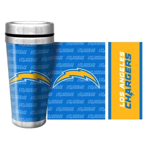 Los Angeles Chargers Travel Mug | Wallpaper Full Wrap 16 oz.