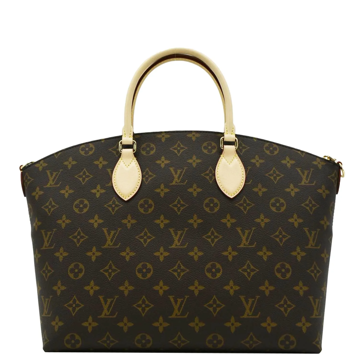 LOUIS VUITTON Boetie MM Monogram Canvas Shoulder Bag Brown