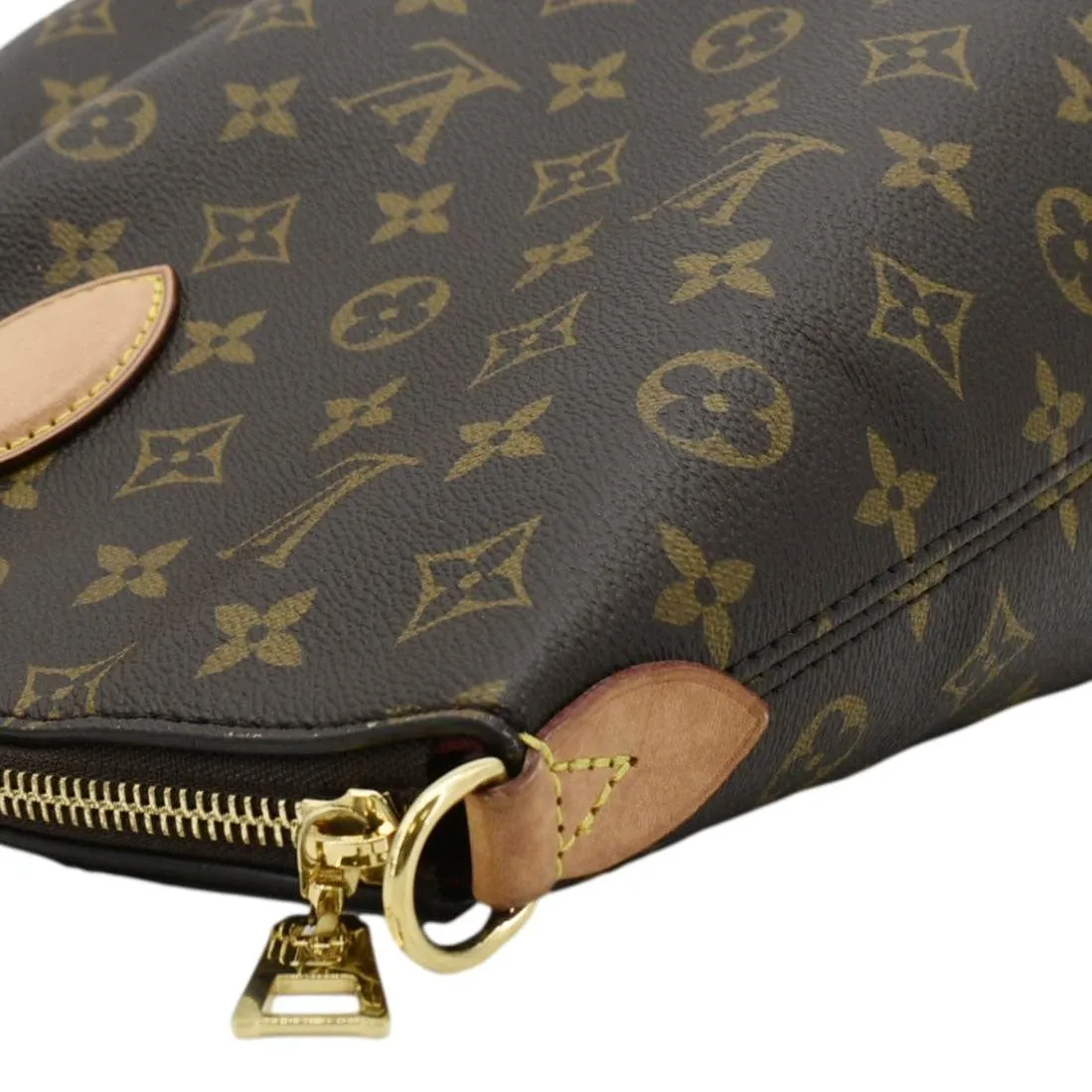 LOUIS VUITTON Boetie Monogram Canvas Shoulder Bag Brown