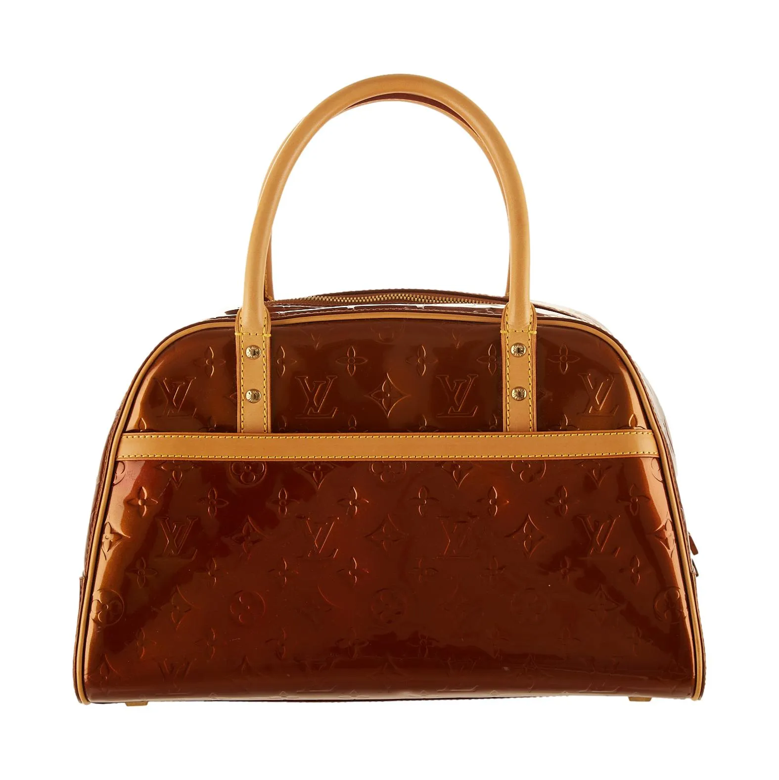 Louis Vuitton Bronze Vernis Tompkins Square Bag