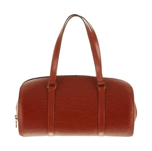 Louis Vuitton Brown Epi Cylinder Bag