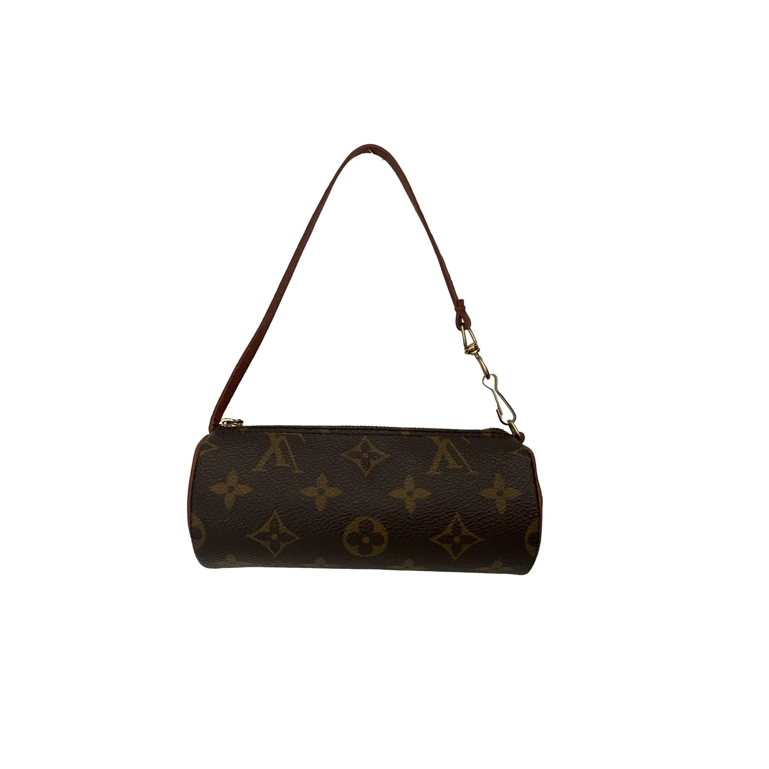 Louis Vuitton Brown Monogram Micro Cylinder Bag