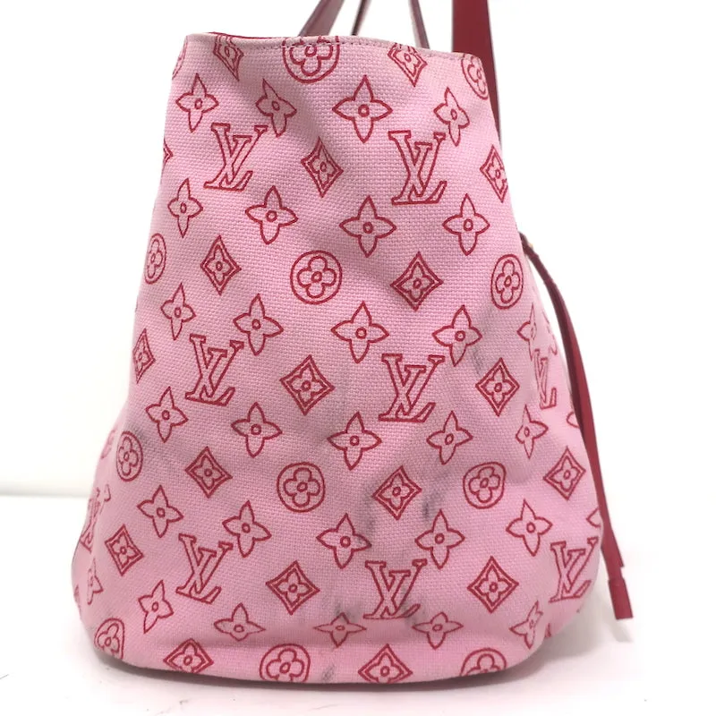 Louis Vuitton Cabas Ipanema GM Tote Red Monogram Canvas Large Shoulder Bag