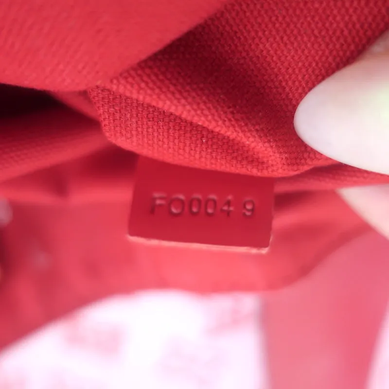 Louis Vuitton Cabas Ipanema GM Tote Red Monogram Canvas Large Shoulder Bag