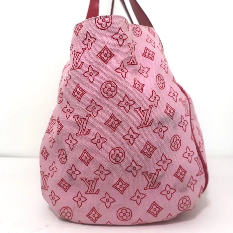 Louis Vuitton Cabas Ipanema GM Tote Red Monogram Canvas Large Shoulder Bag