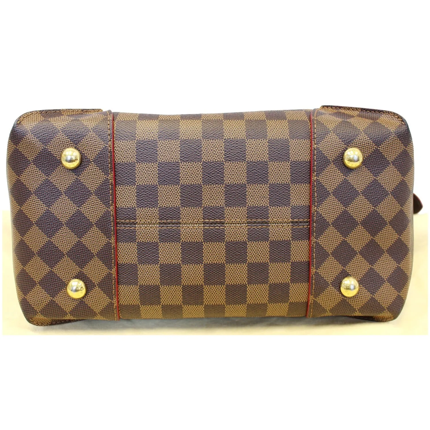 LOUIS VUITTON Caissa MM Damier Ebene Tote Bag
