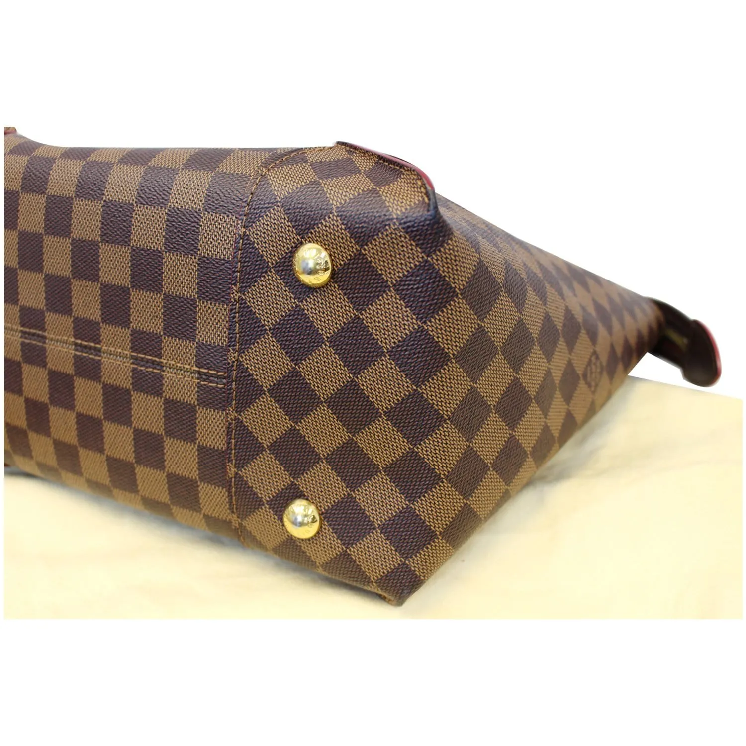 LOUIS VUITTON Caissa MM Damier Ebene Tote Bag
