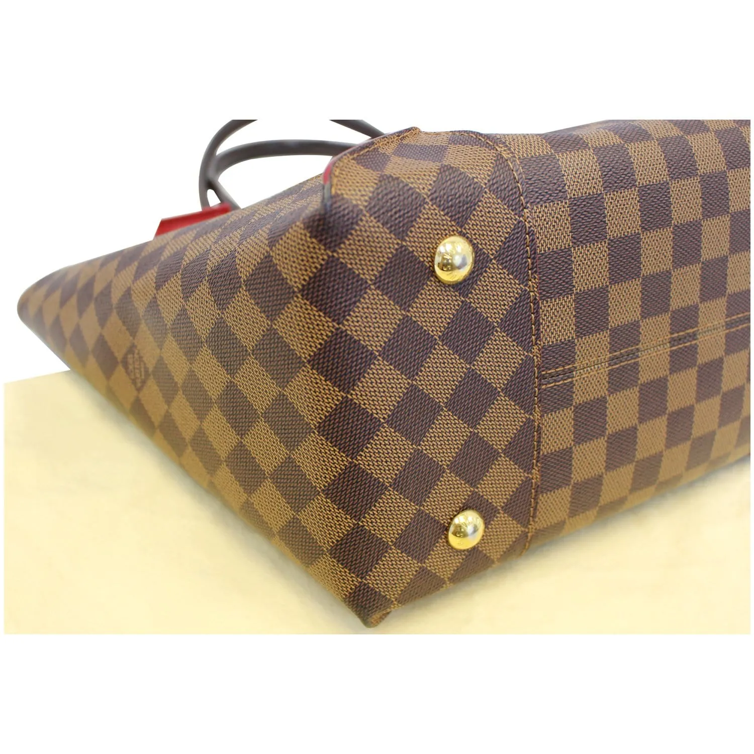 LOUIS VUITTON Caissa MM Damier Ebene Tote Bag