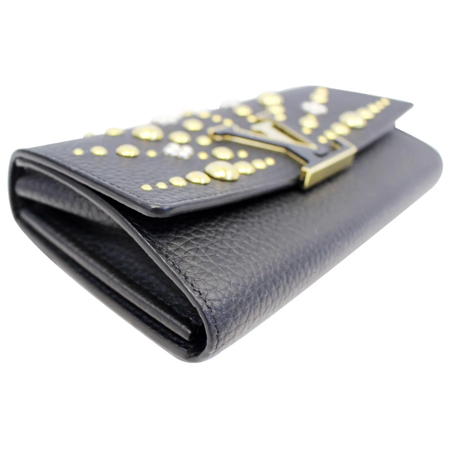 Louis Vuitton Capucines Black Taurillon Leather Wallet - 20% OFF
