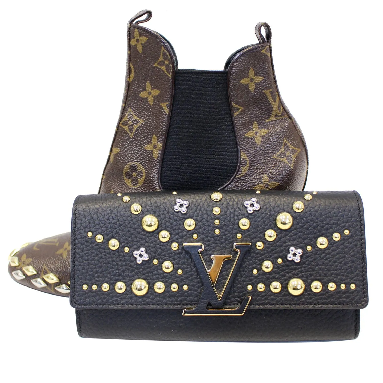 Louis Vuitton Capucines Black Taurillon Leather Wallet - 20% OFF