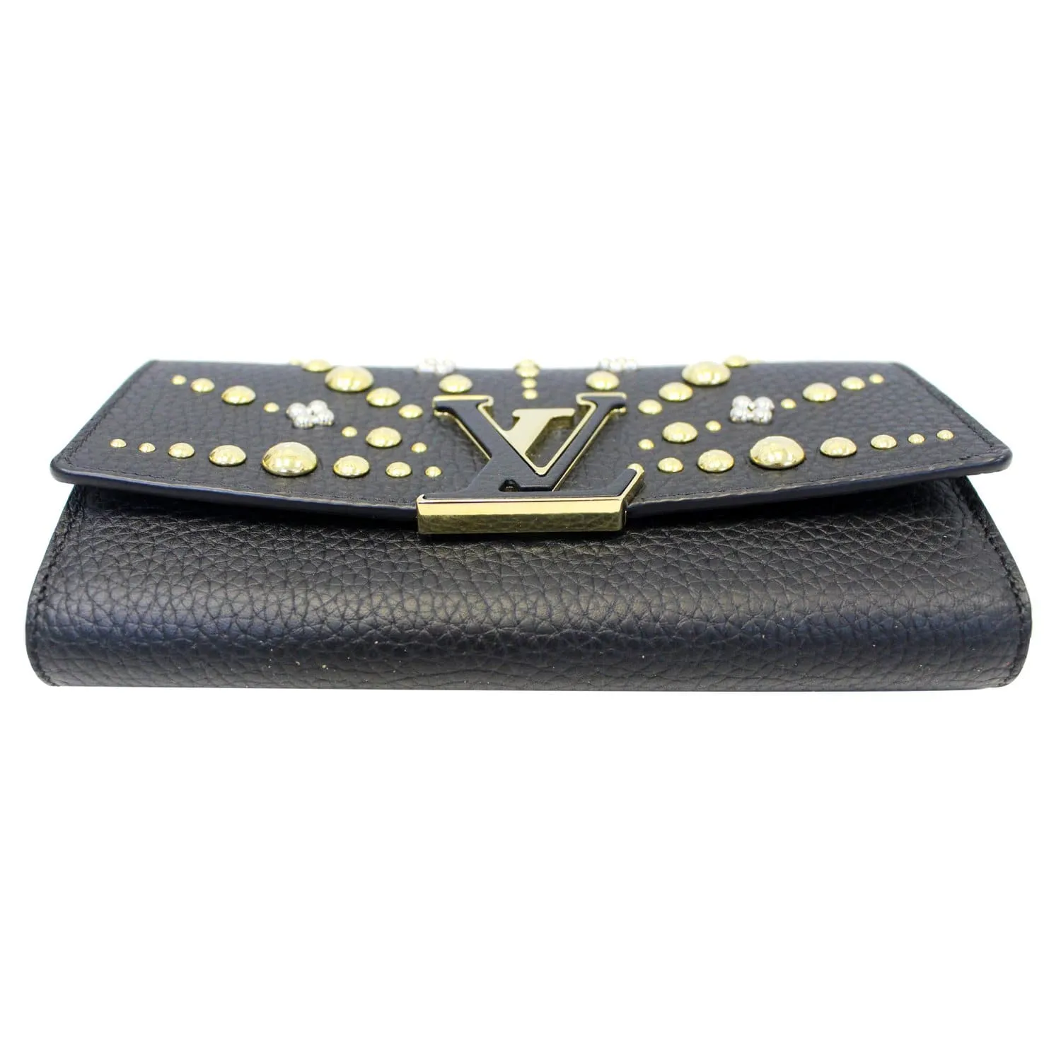Louis Vuitton Capucines Black Taurillon Leather Wallet - 20% OFF
